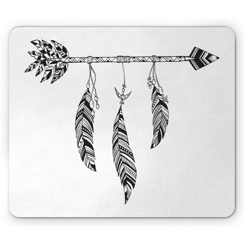 Bohemian Arrow Design Mouse Pad