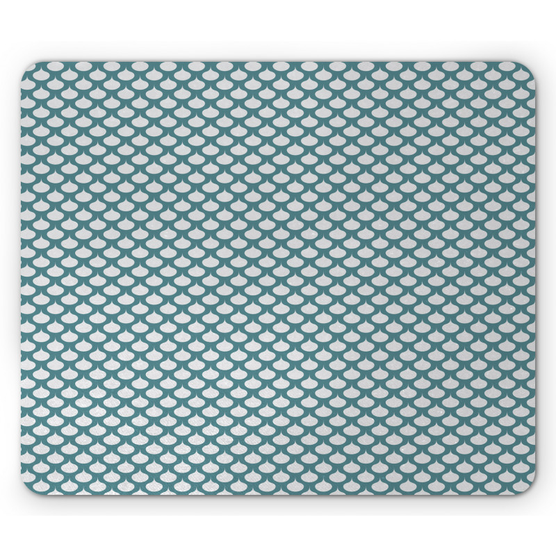 Retro Curves Tile Mouse Pad