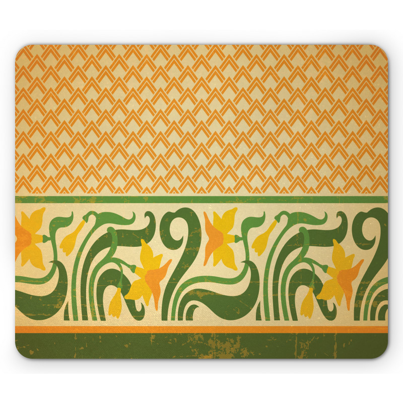 Ornate Daffodils Mouse Pad