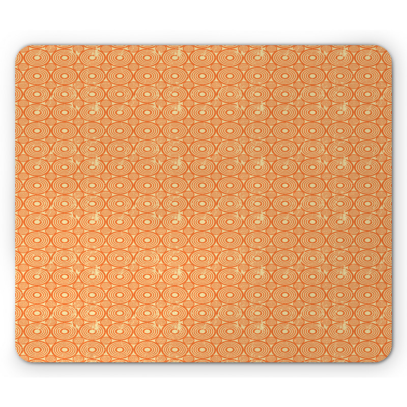 Pastel Geometric Grunge Mouse Pad