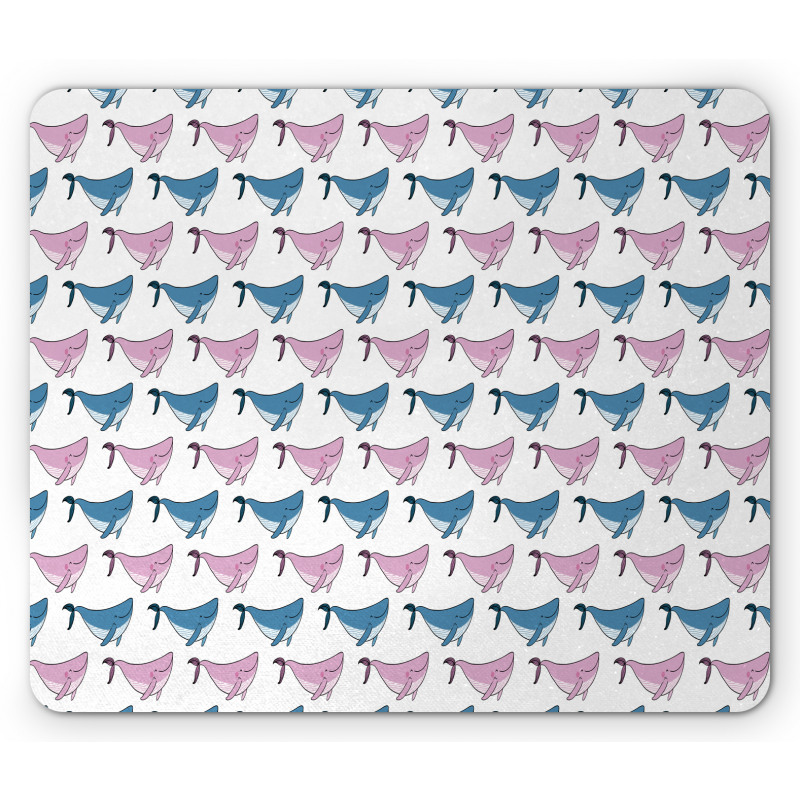 Swimming Happy Fish Sea Mouse Pad