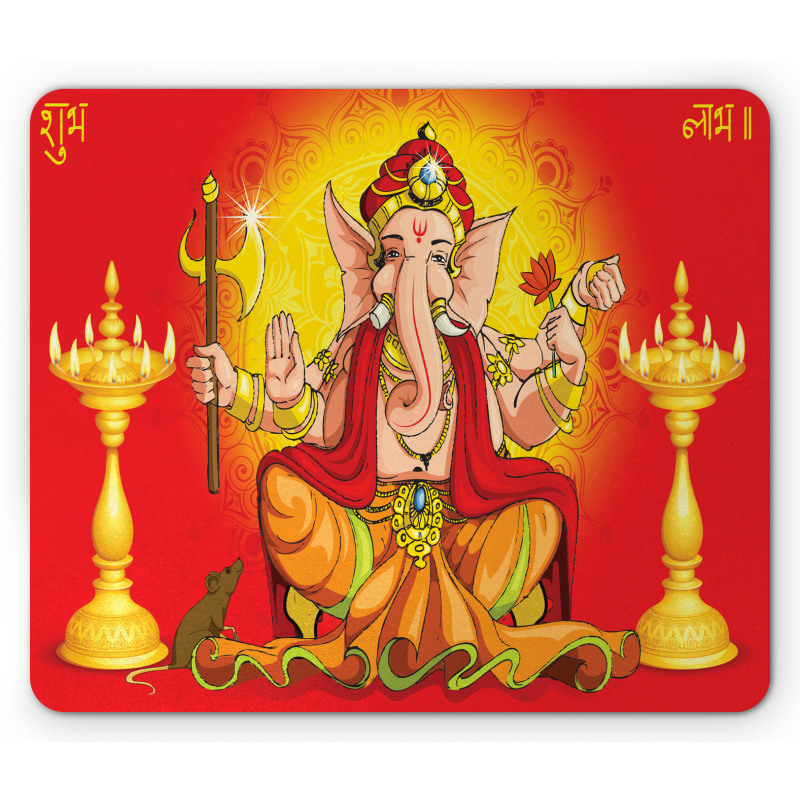 Diwali Festival Ceremony Mouse Pad