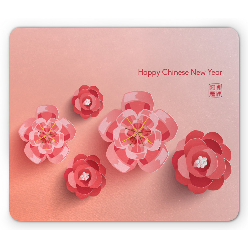 Pink Blossoms Mouse Pad