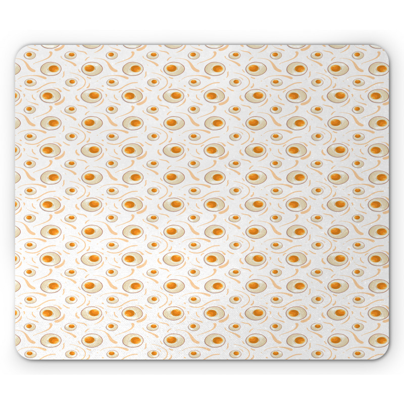 Healthy Beakfast Pattern Mouse Pad