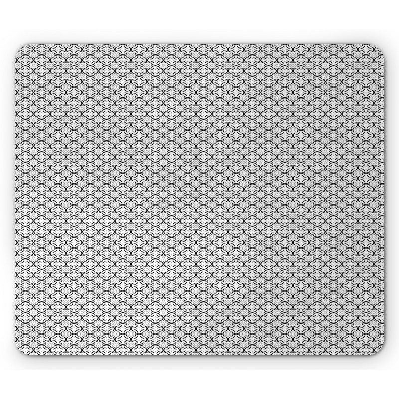 Retro Stripes Design Mouse Pad