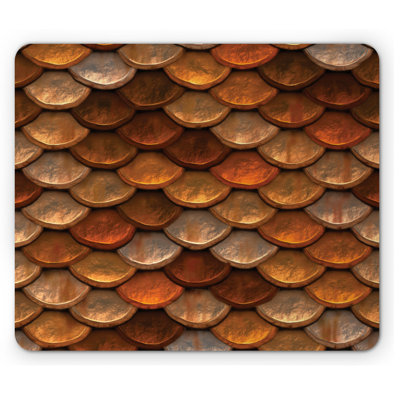 Medieval Scale Pattern Mouse Pad