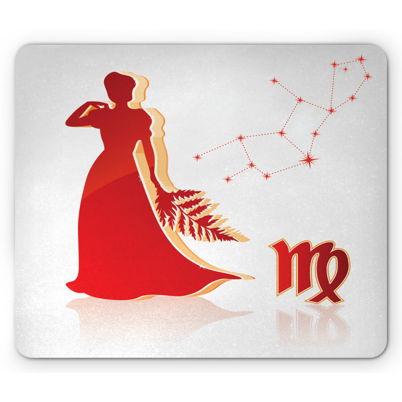 Vibrant Lady Stars Mouse Pad