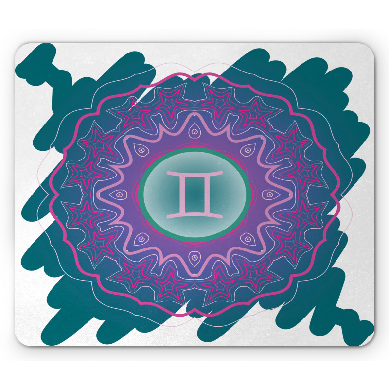 Doodle Mandala Mouse Pad