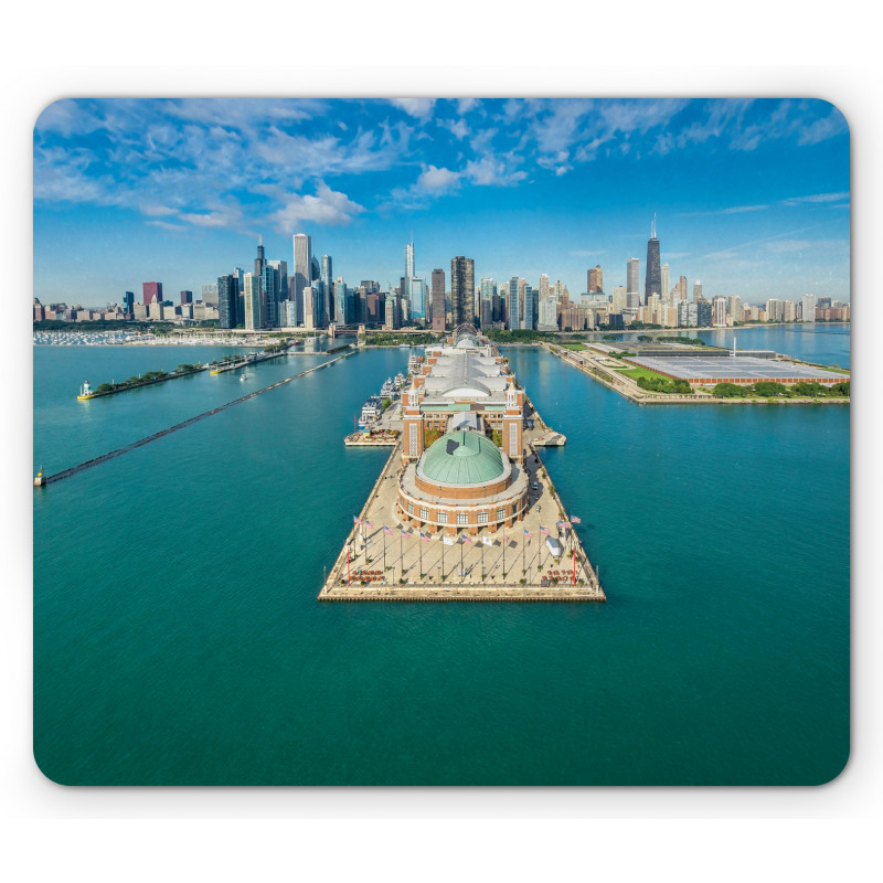 Navy Pier City Mouse Pad