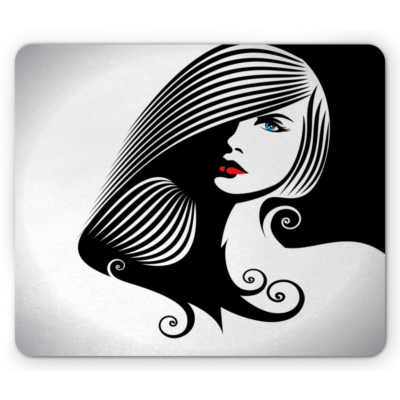 Abstract Glamor Woman Mouse Pad