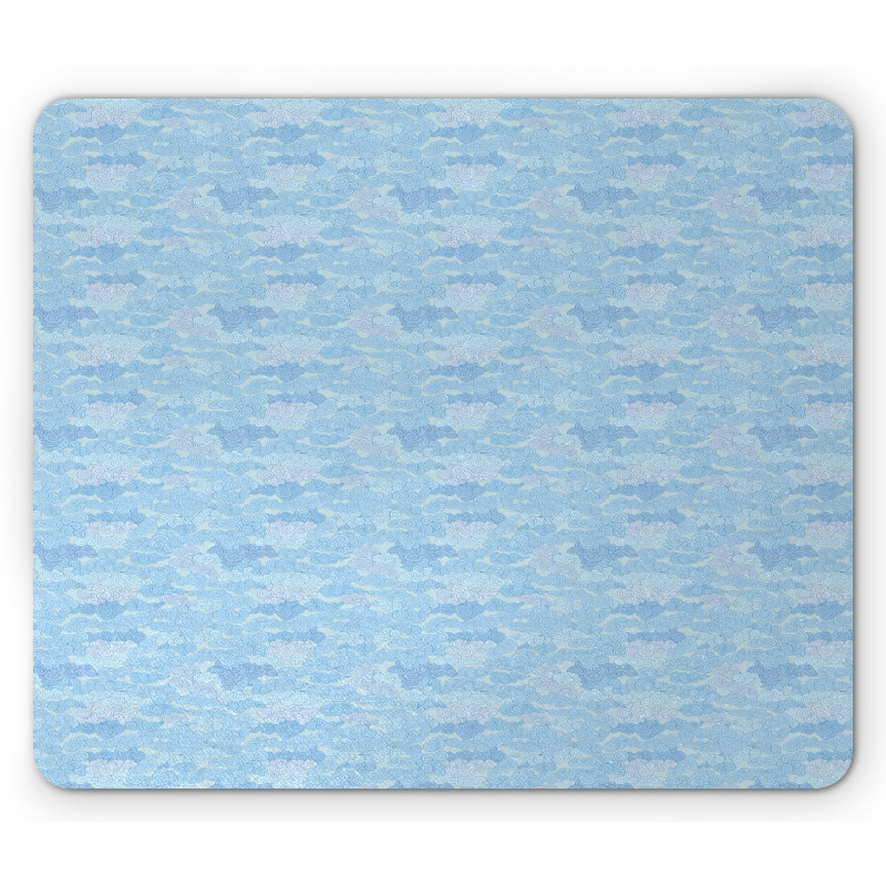 Cloudy Sky Chinese Mouse Pad