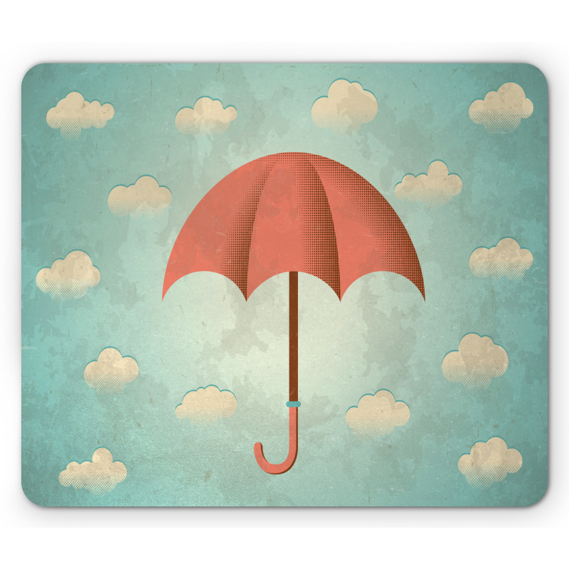 Vintage Cloudy Sky Mouse Pad