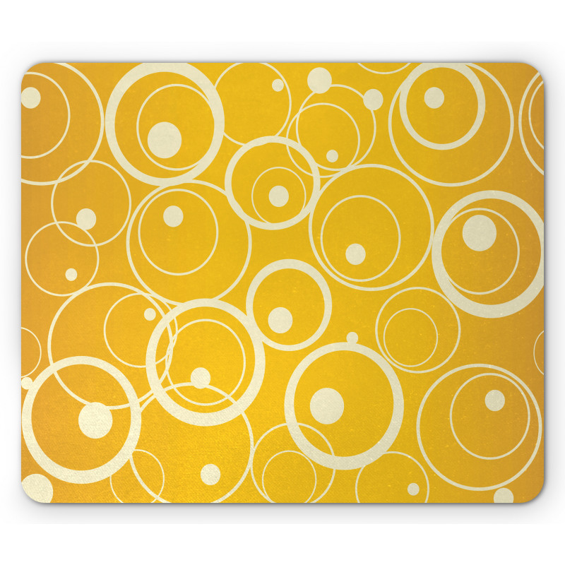 Circles and Dots Mouse Pad