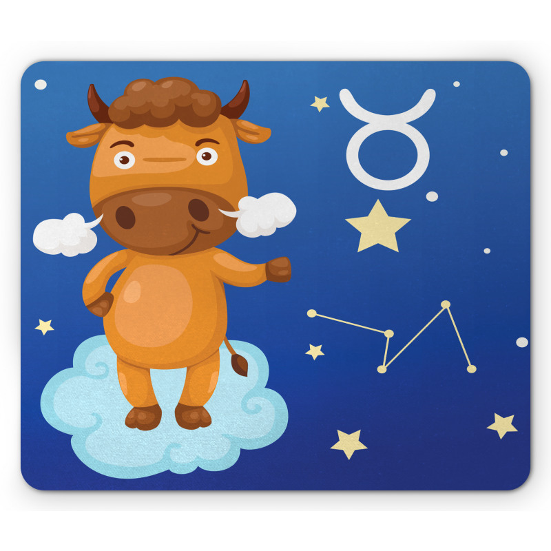 Bull on a Cloud Mouse Pad