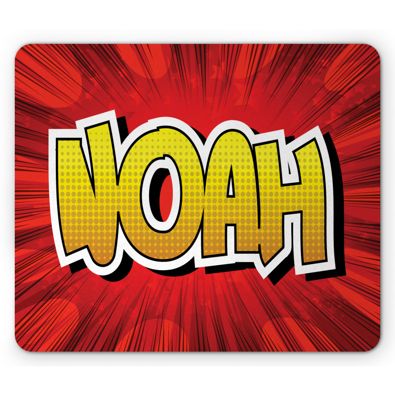 Common Teen Boys Name Mouse Pad