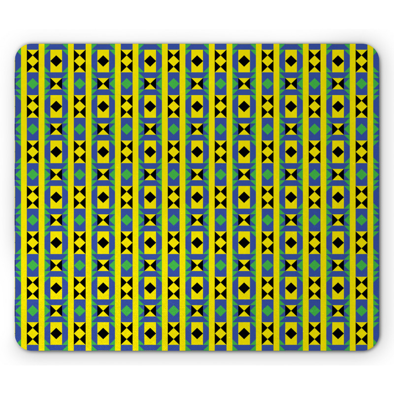 Geometric Kenya Mouse Pad