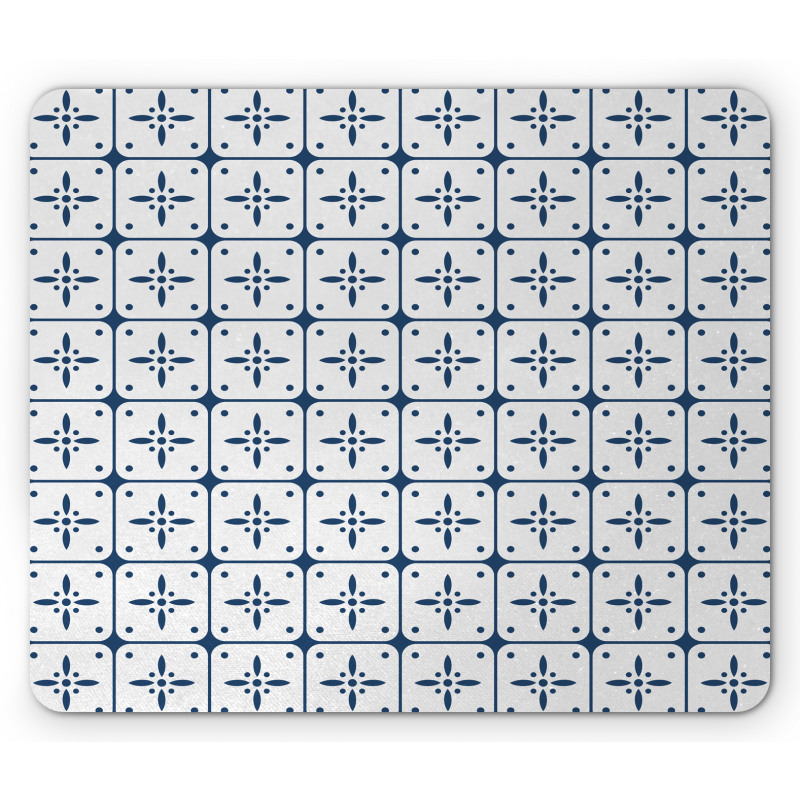 Classical Delft Pattern Mouse Pad