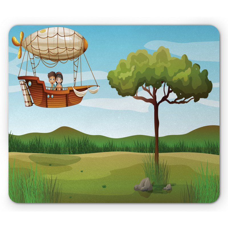 Fantasy Explorer Boy Mouse Pad