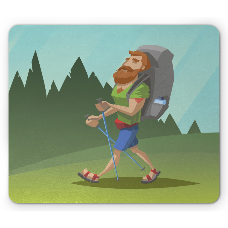 Outdoor Activity Hike Mouse Pad