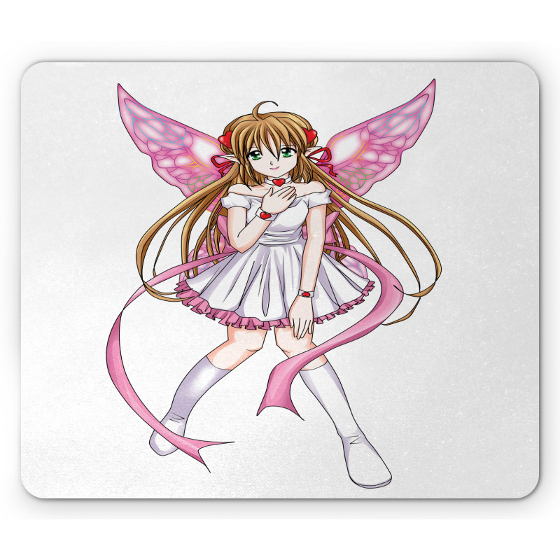 Cartoon Pixie Fairy Angel Mouse Pad