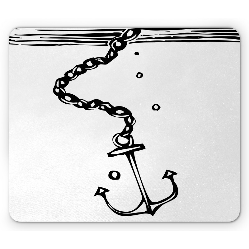 Nautical Chains Image Mouse Pad