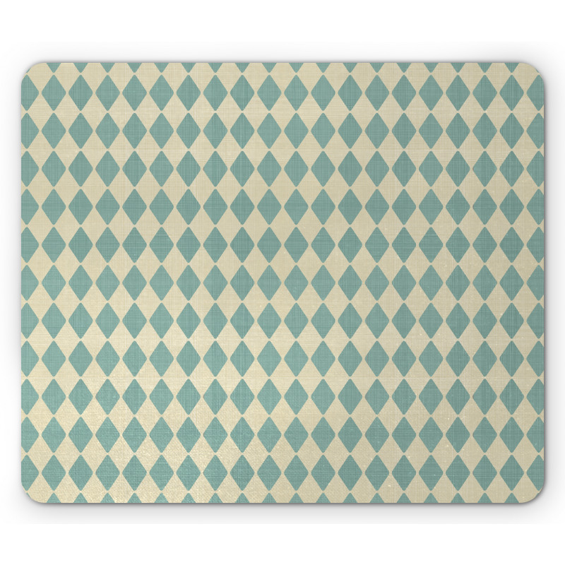 Retro Argyle Pattern Mouse Pad