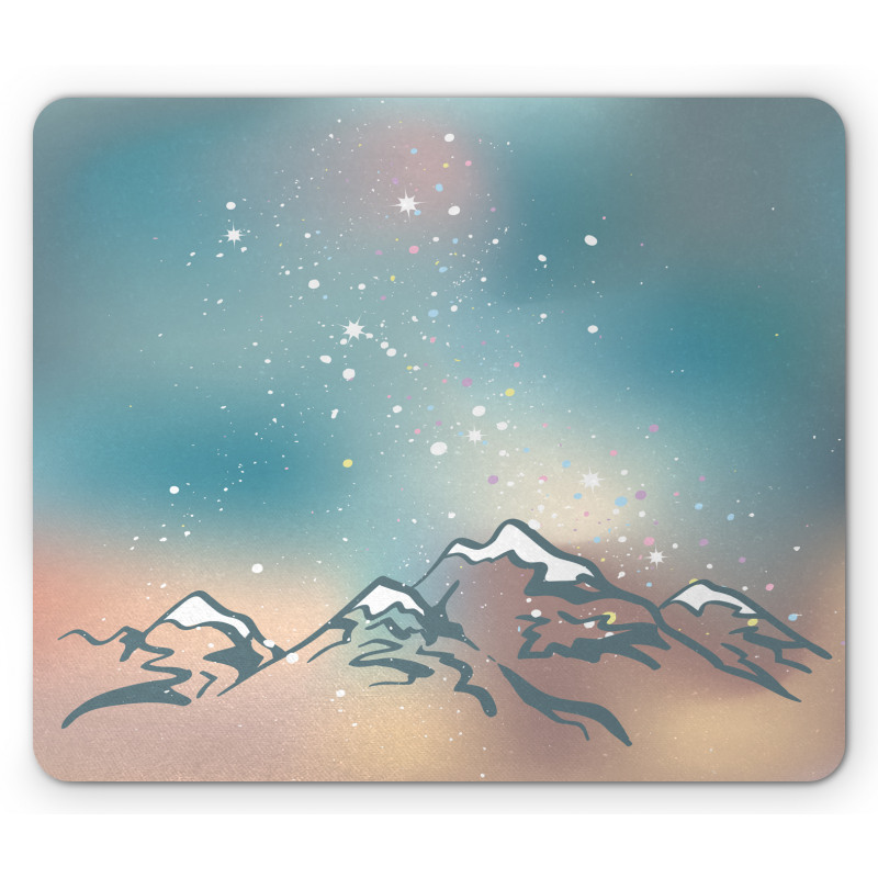 Milky Way and Himalayas Mouse Pad