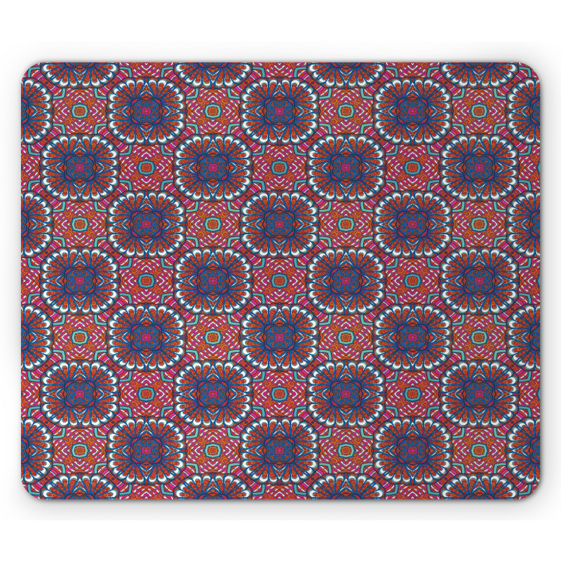 Tibet Flowers Mouse Pad