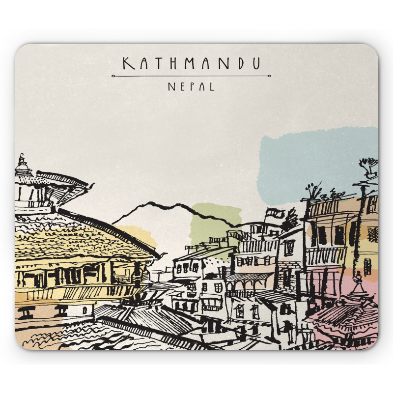 Building of Durbar Square Mouse Pad