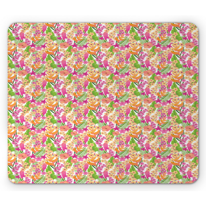 Hawaiian Jungle Flora Mouse Pad