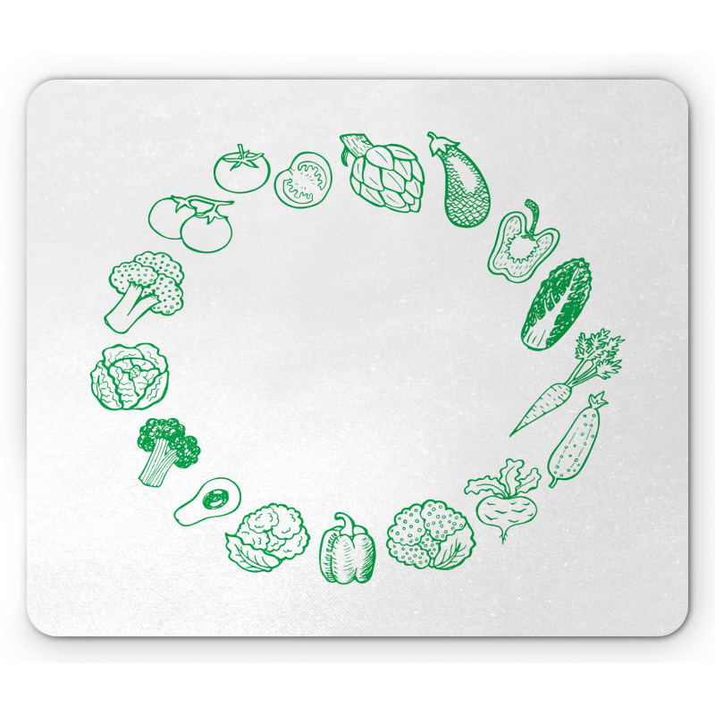 Eat More Organic Mouse Pad