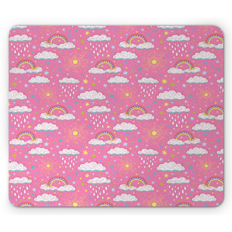 3 Color Rainbow Mouse Pad