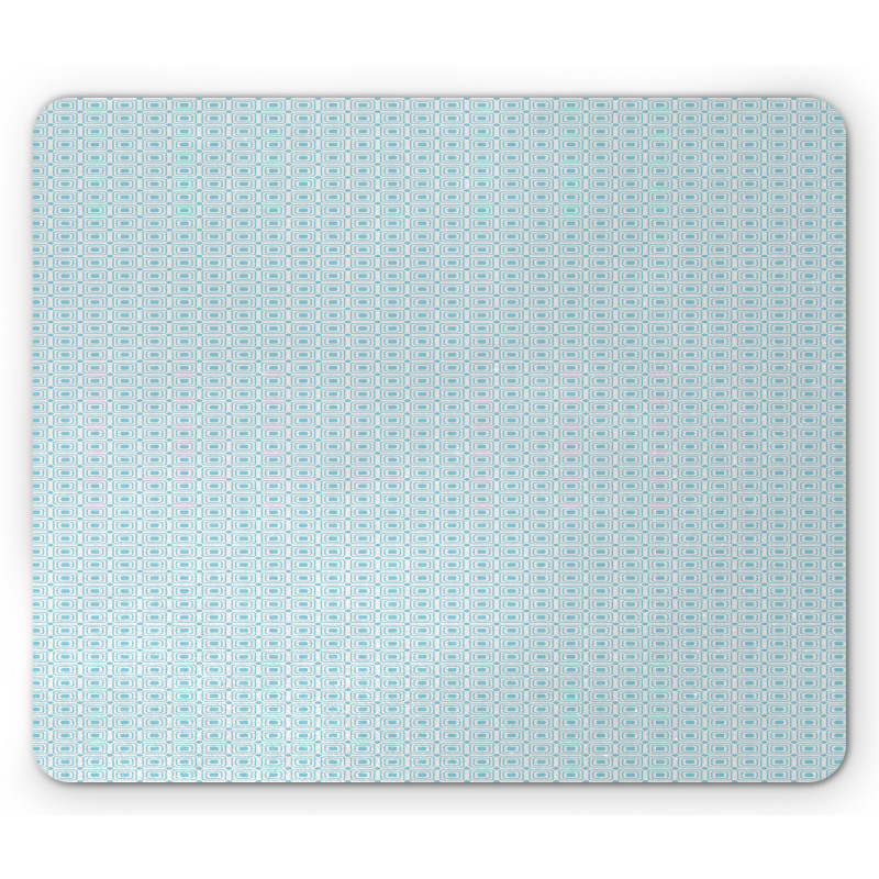 Nested Square Shapes Mouse Pad