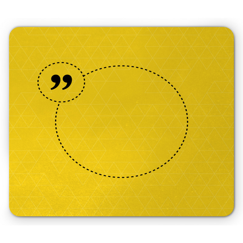 Wise Words Circle Mouse Pad