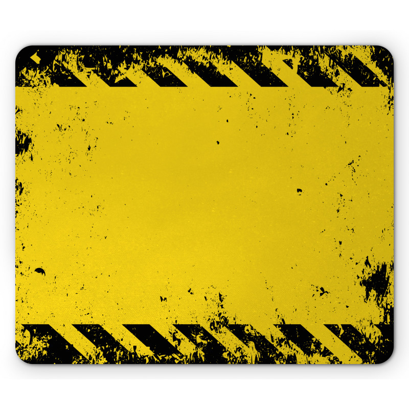 Hazard Caution Mouse Pad