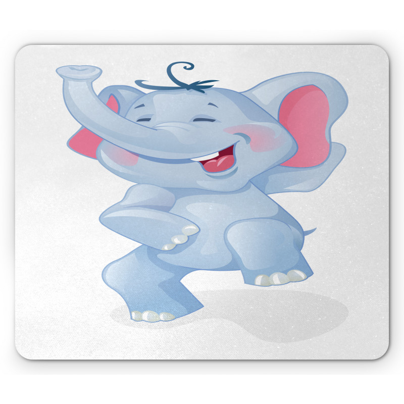 Funny Happy Cartoon Mouse Pad