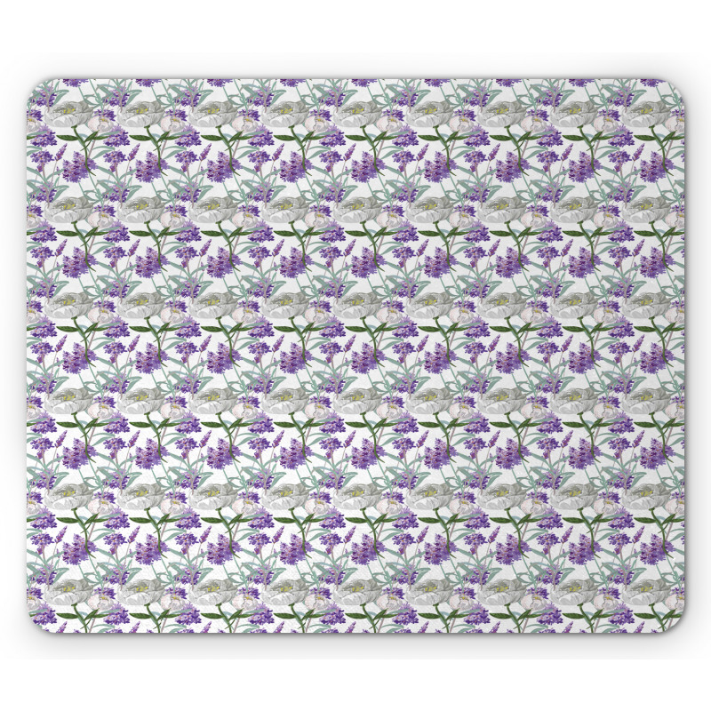 Lavender and Peony Mouse Pad