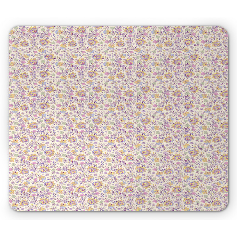 Pastel Spring Nature Mouse Pad