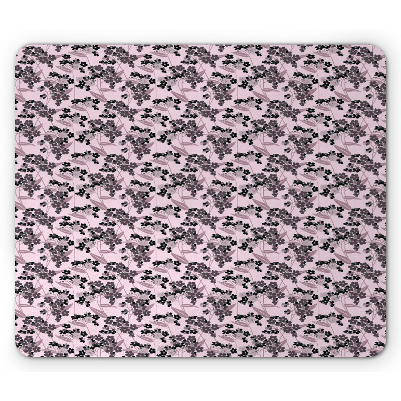 Abstract Forget Me Not Mouse Pad