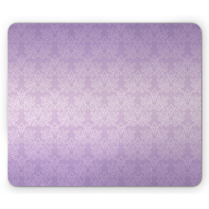 Baroque Swirl Motifs Mouse Pad