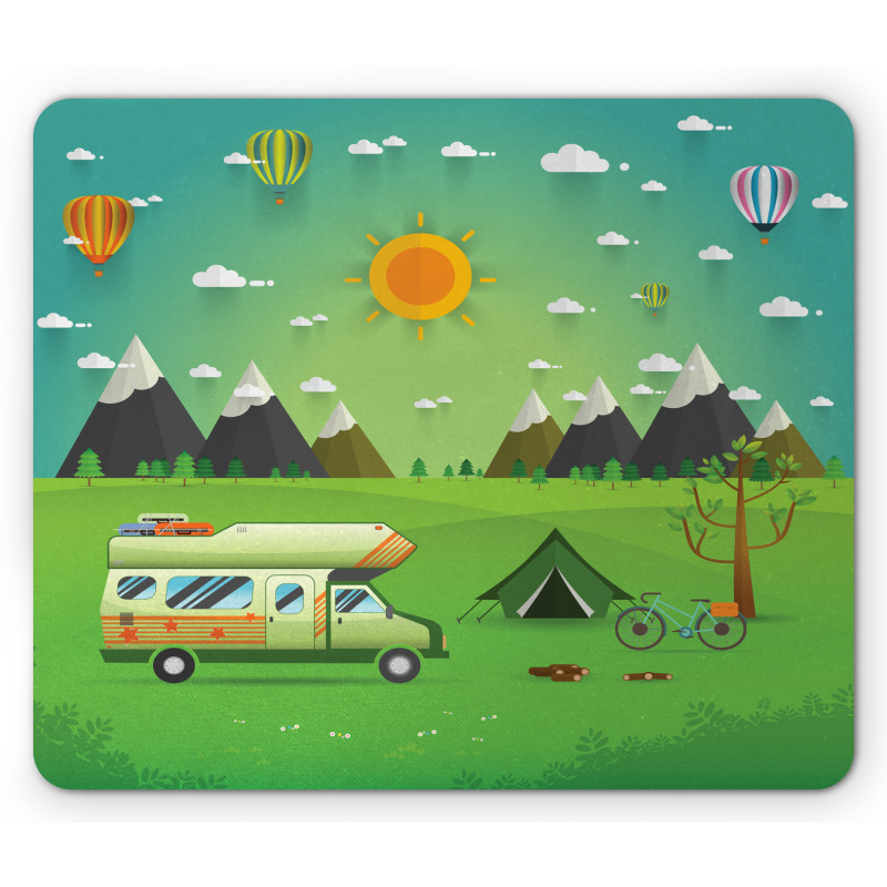 Outdoors Caravan Mouse Pad