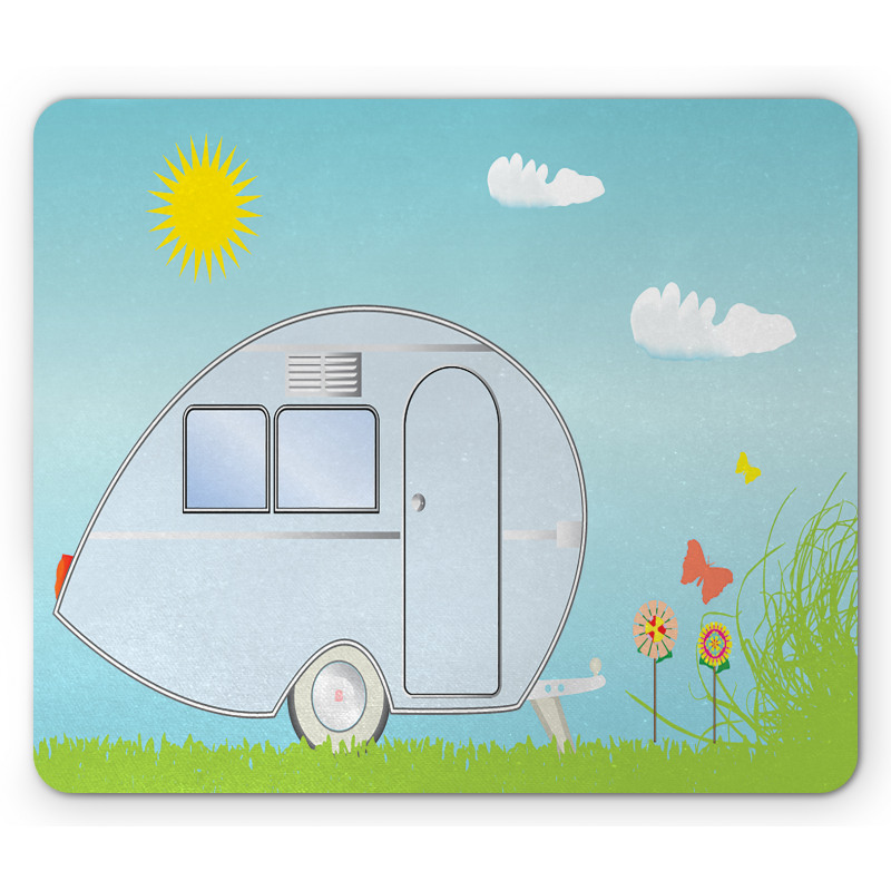 Summer Vacation Theme Mouse Pad