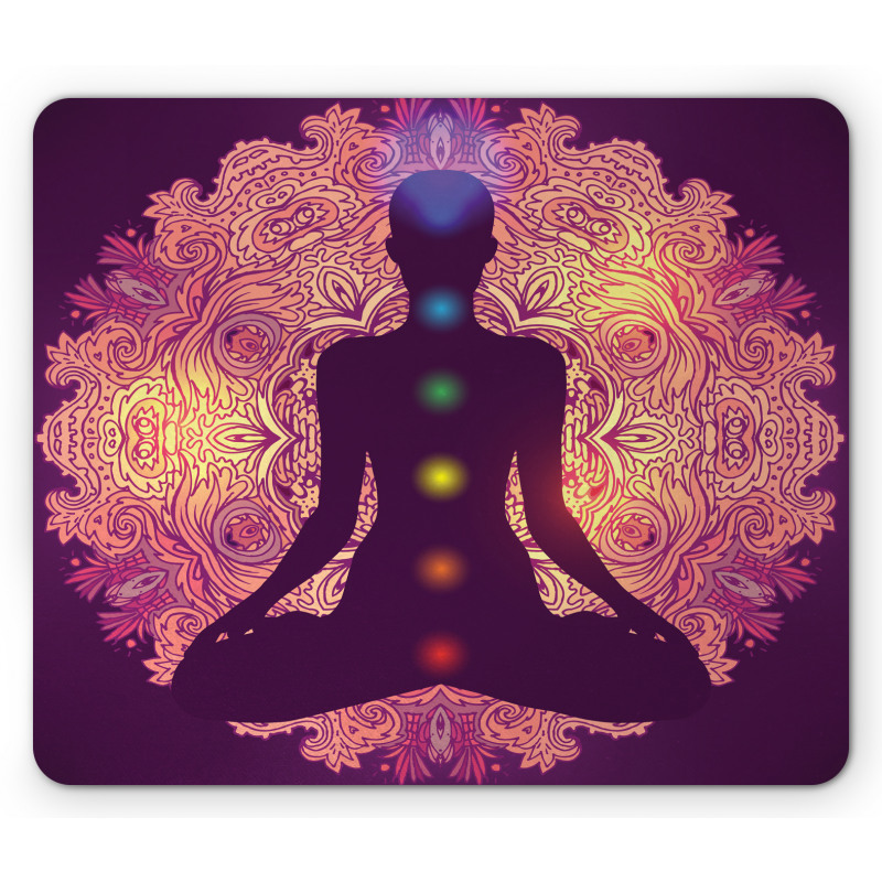 Psychedelic Mandala Mouse Pad