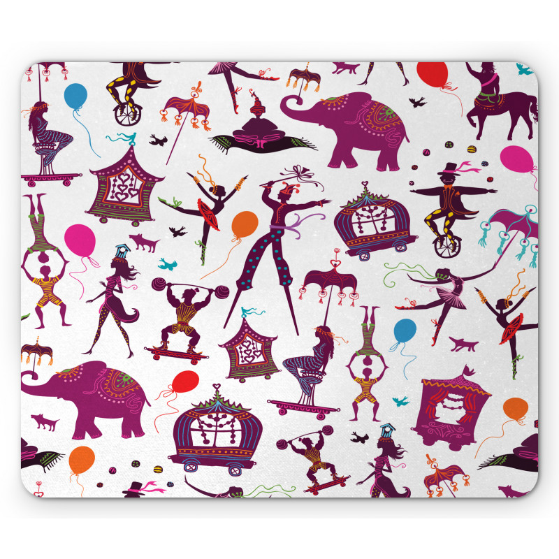 Colorful Characters Mouse Pad