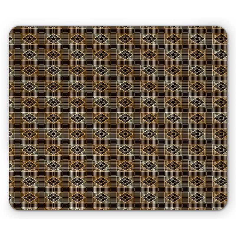 Castellated Diamonds Mouse Pad