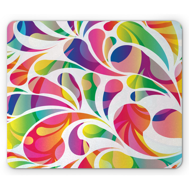 Abstract Arc-drop Mouse Pad