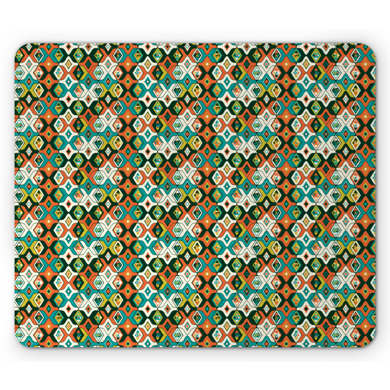 Boho Abstract Mouse Pad