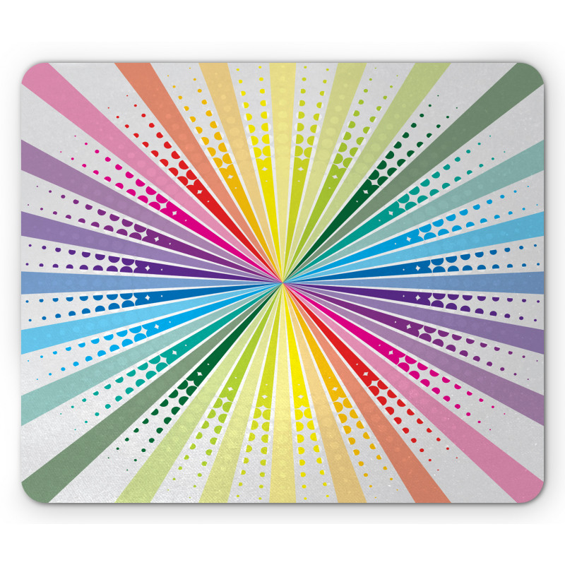 Retro Burst Mouse Pad