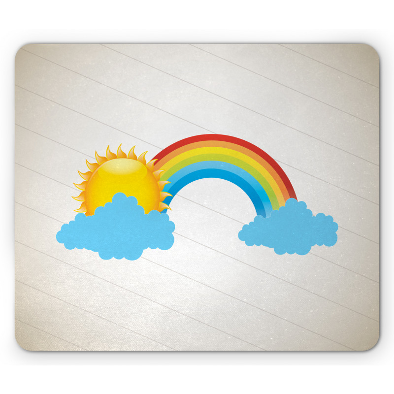 Sun over Clouds Mouse Pad