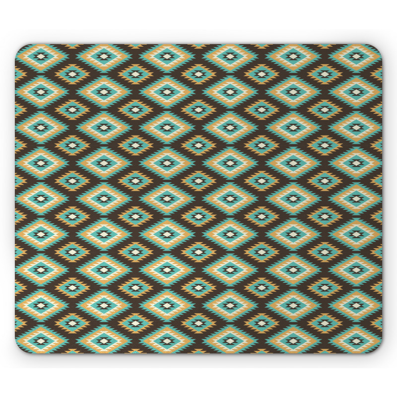 Native Old Pattern Mouse Pad